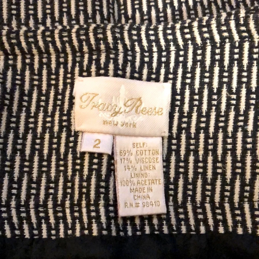 Tracy Reese | Black & White Skirt | Size 2 - Picture 5 of 6